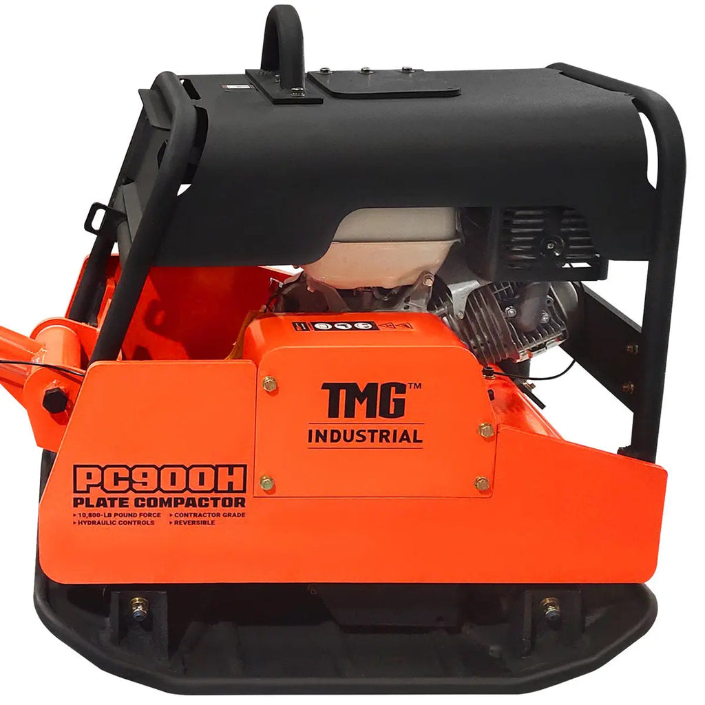TMG Industrial TMG-PC900H 10,800 lb Reversible Hydraulic Plate Compactor 66 cm Compaction Depth