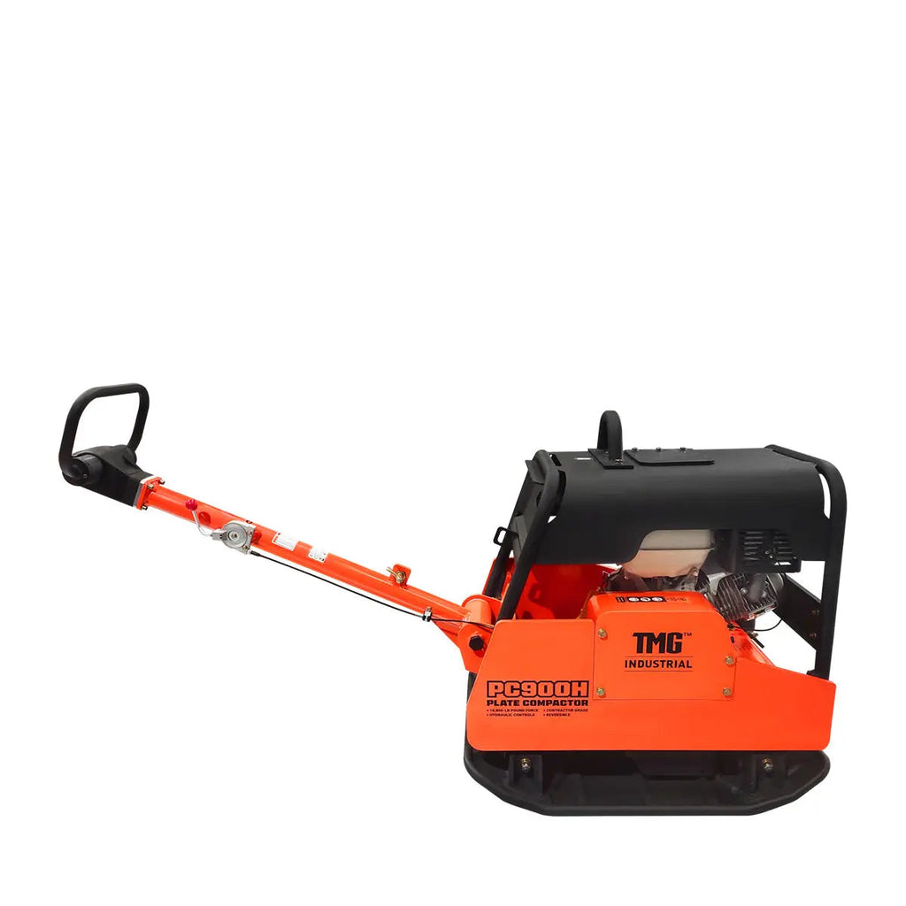 TMG Industrial TMG-PC900H 10,800 lb Reversible Hydraulic Plate Compactor 66 cm Compaction Depth
