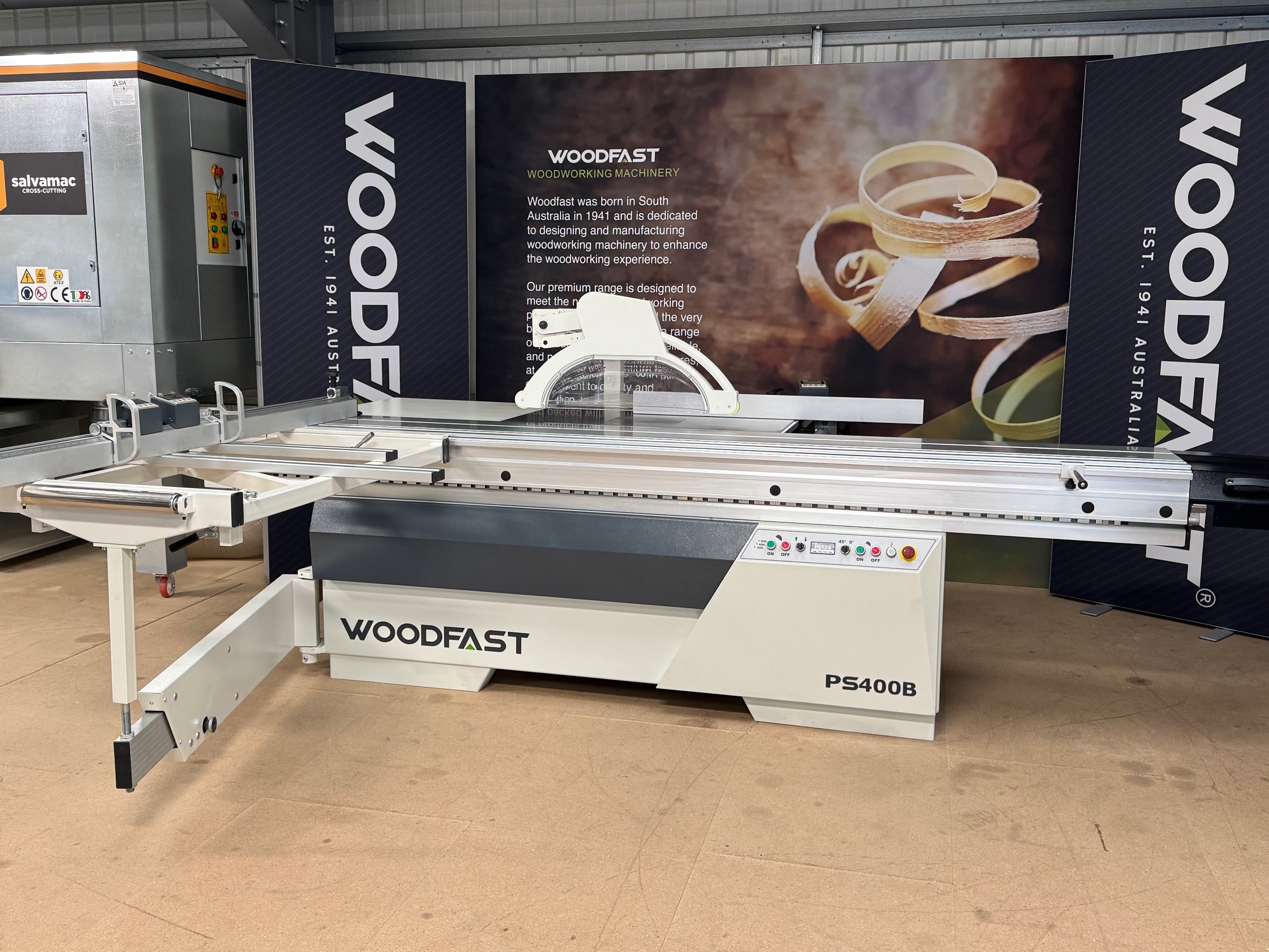 Woodfast PS400B 3.2m Sliding Table Panel Saw 400mm 7.5HP