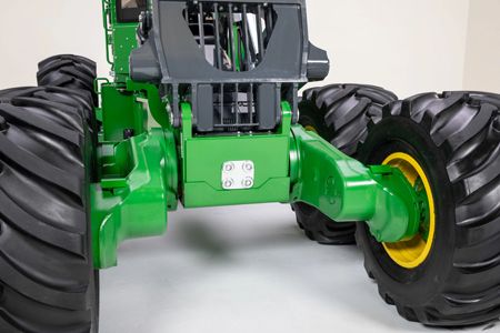 John Deere 768L-III Bogie Skidder 281 hp 52,245 lb Operating Weight