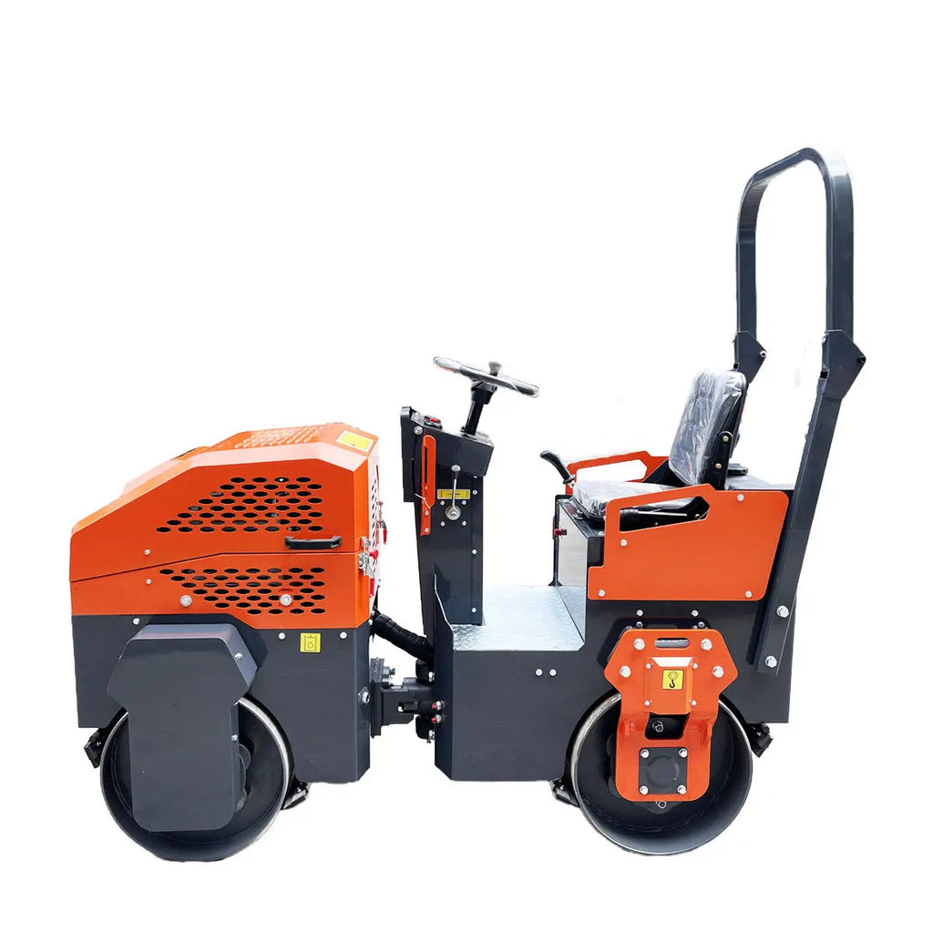 TMG Industrial TMG-MVR35 13.5 HP Ride-On Road Roller 71.1 cm Wide Rollers