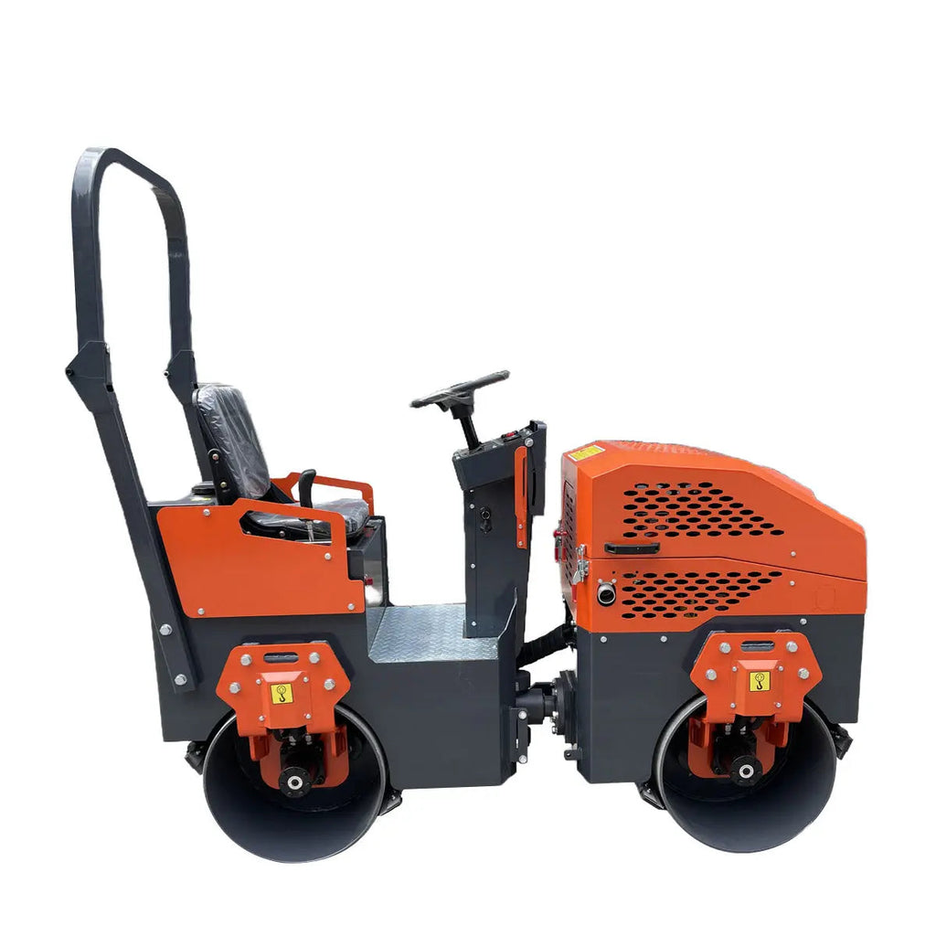 TMG Industrial TMG-MVR35 13.5 HP Ride-On Road Roller 71.1 cm Wide Rollers