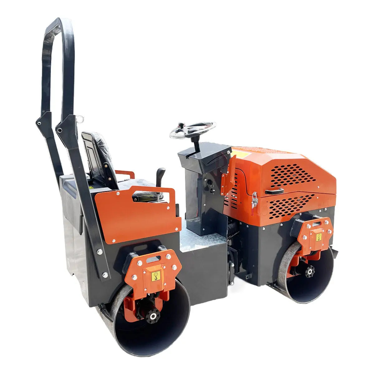 TMG Industrial TMG-MVR45 13.5 HP Ride-On Road Roller 80 cm Wide Rollers
