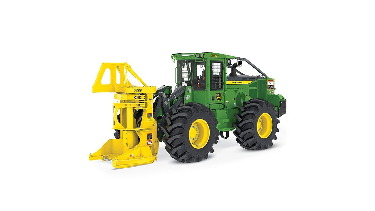 John Deere 843L-III Wheeled Feller Buncher 270 hp 37,659 lb Operating Weight