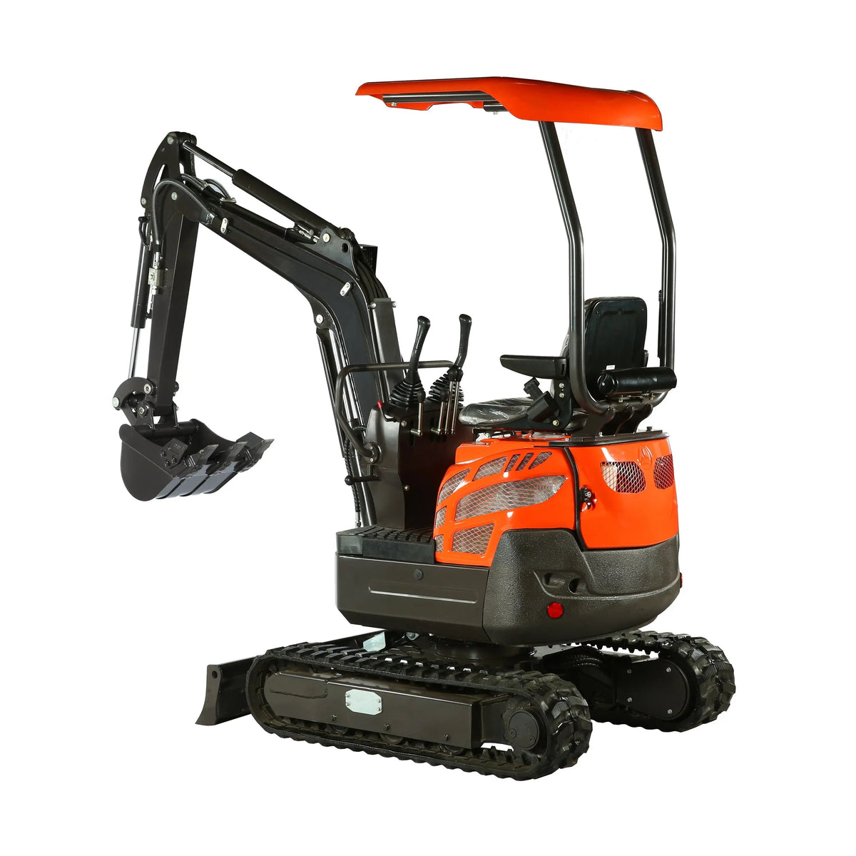 TMG Industrial TMG-MVE16 1600 kg Compact Mini Excavator 16 HP Kubota Diesel 218 cm Digging Depth