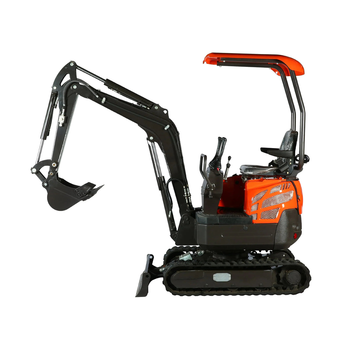 TMG Industrial TMG-MVE16 1600 kg Compact Mini Excavator 16 HP Kubota Diesel 218 cm Digging Depth