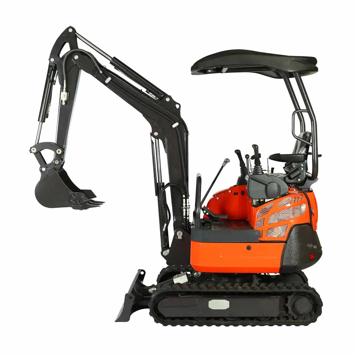 TMG Industrial TMG-MVE18 1800 kg Compact Mini Excavator 16 HP Kubota Diesel 218 cm Digging Depth