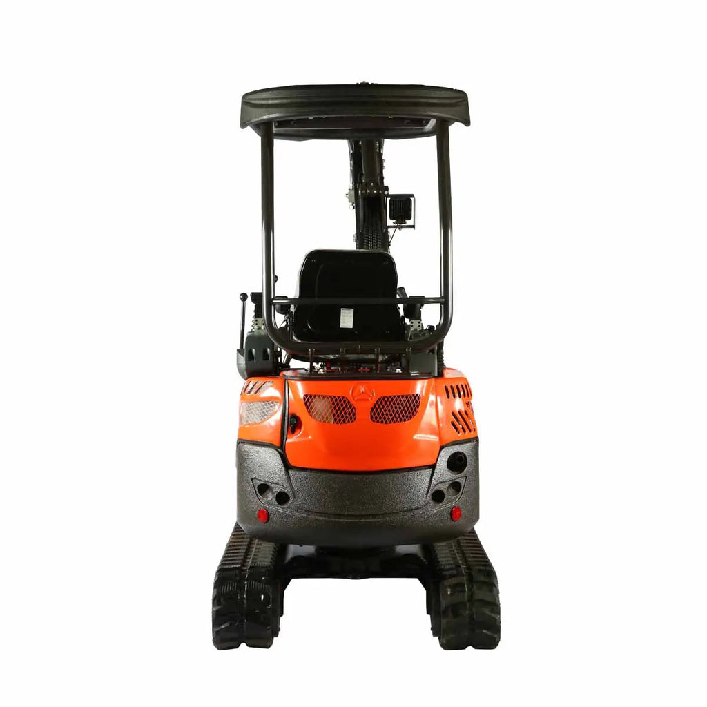 TMG Industrial TMG-MVE18 1800 kg Compact Mini Excavator 16 HP Kubota Diesel 218 cm Digging Depth
