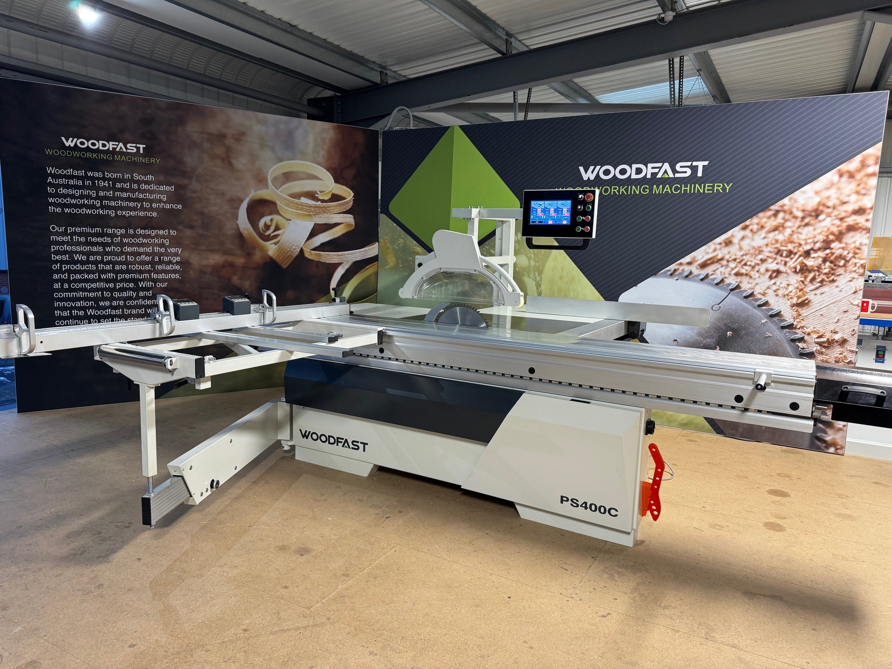 Woodfast PS400C Heavy Duty 3.2m Sliding Table Panel Saw 7.5hp