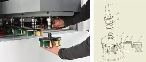 Calderbrook Motimac FHDR1300/1000 Brush Sander