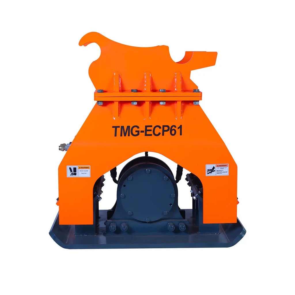 TMG Industrial TMG-ECP61 22,000 lbf Hydraulic Plate Compactor for 10-16 Ton Excavator