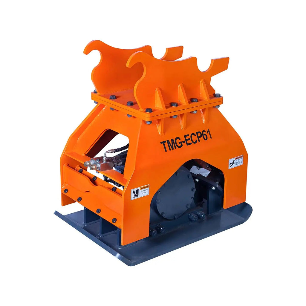 TMG Industrial TMG-ECP61 22,000 lbf Hydraulic Plate Compactor for 10-16 Ton Excavator