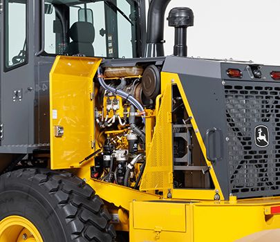 John Deere 444 G-Tier Mid-Size Wheel Loader 124 hp 22,077 lb Operating Weight
