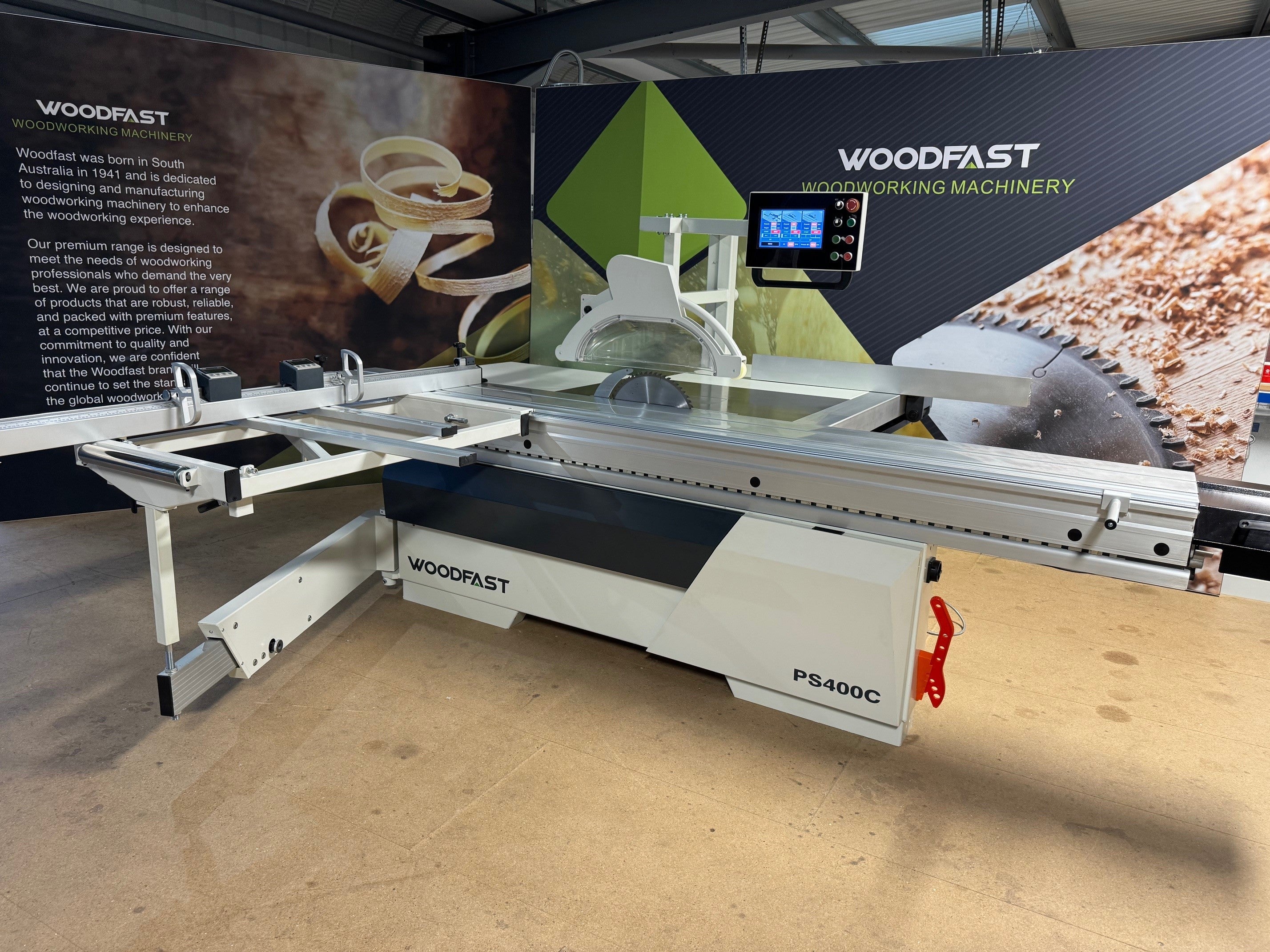 Woodfast PS400C Heavy Duty 3.2m Sliding Table Panel Saw 7.5hp
