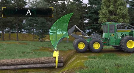John Deere 768L-III Bogie Skidder 281 hp 52,245 lb Operating Weight