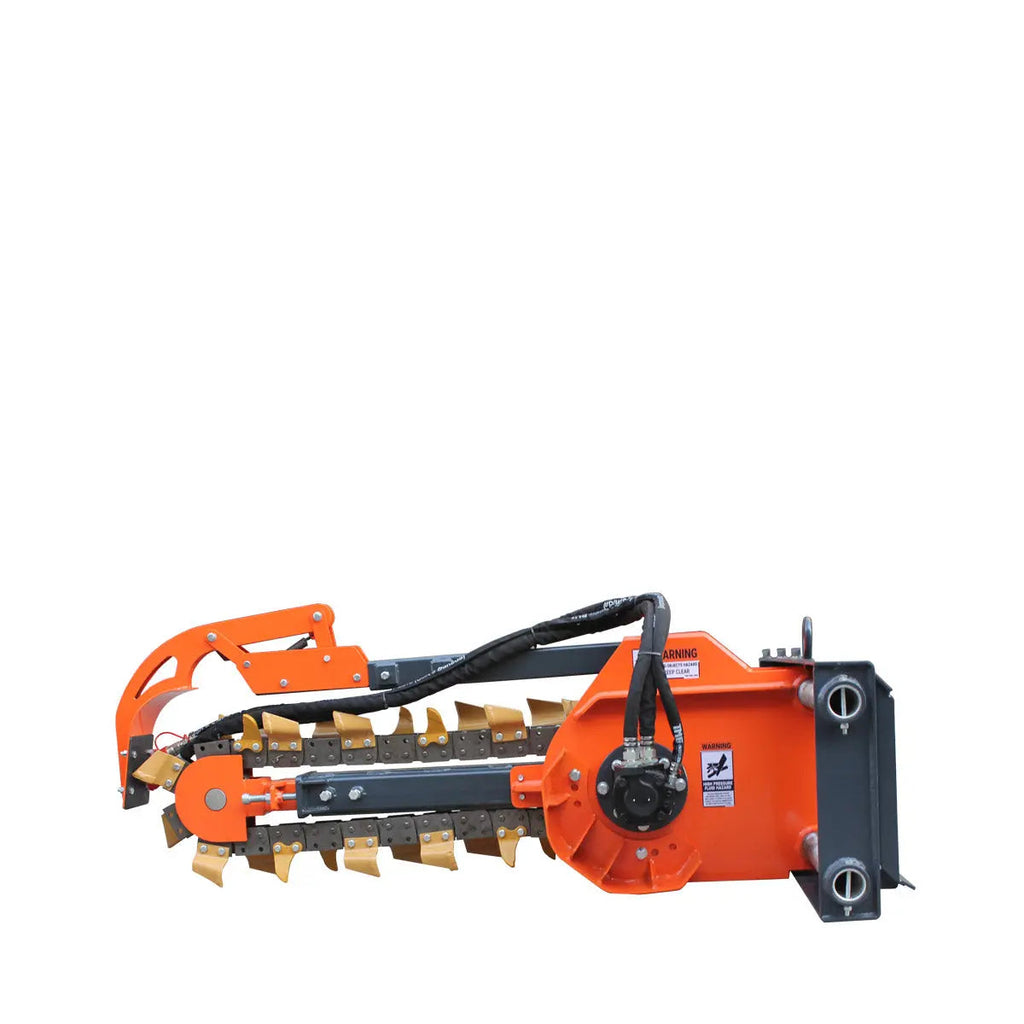 TMG Industrial TMG-SDT36S 91 cm Skid Steer Side Shift Trencher 15 cm Width Earth Tungsten Teeth
