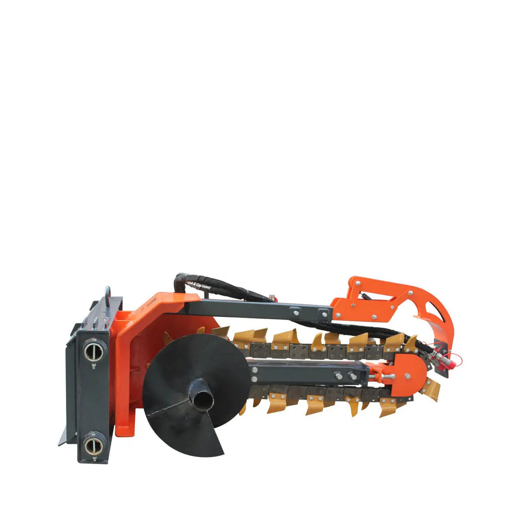 TMG Industrial TMG-SDT36S 91 cm Skid Steer Side Shift Trencher 15 cm Width Earth Tungsten Teeth