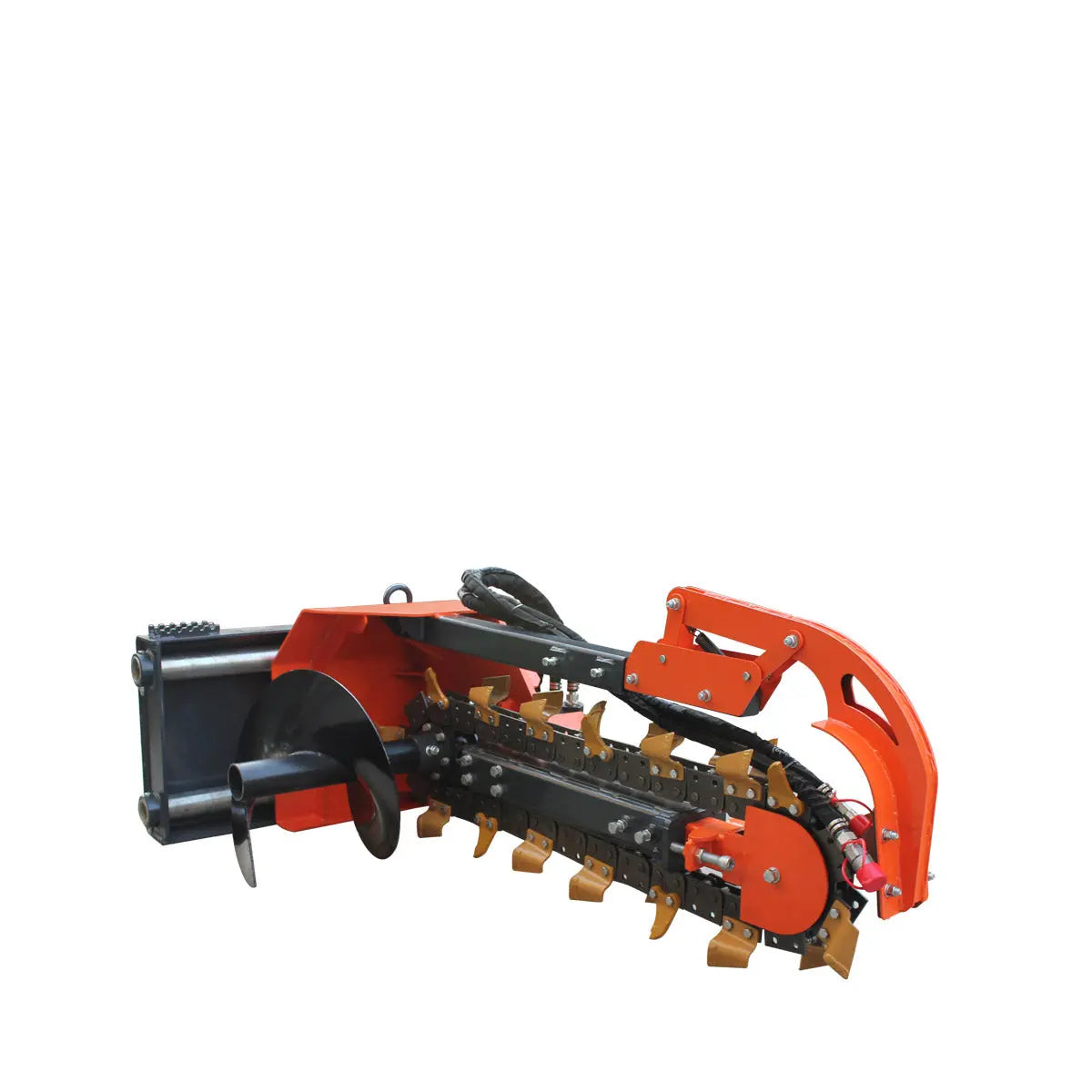TMG Industrial TMG-SDT36S 91 cm Skid Steer Side Shift Trencher 15 cm Width Earth Tungsten Teeth