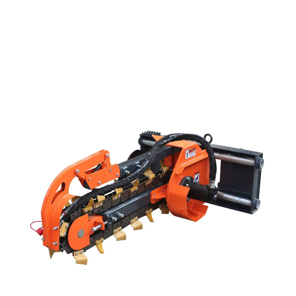 TMG Industrial TMG-SDT36S 91 cm Skid Steer Side Shift Trencher 15 cm Width Earth Tungsten Teeth