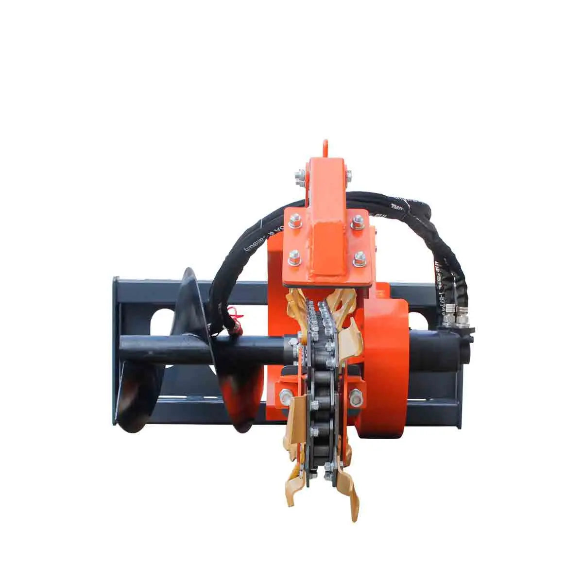 TMG Industrial TMG-SDT36 Skid Steer Trencher 15 cm Width Earth Tungsten Teeth