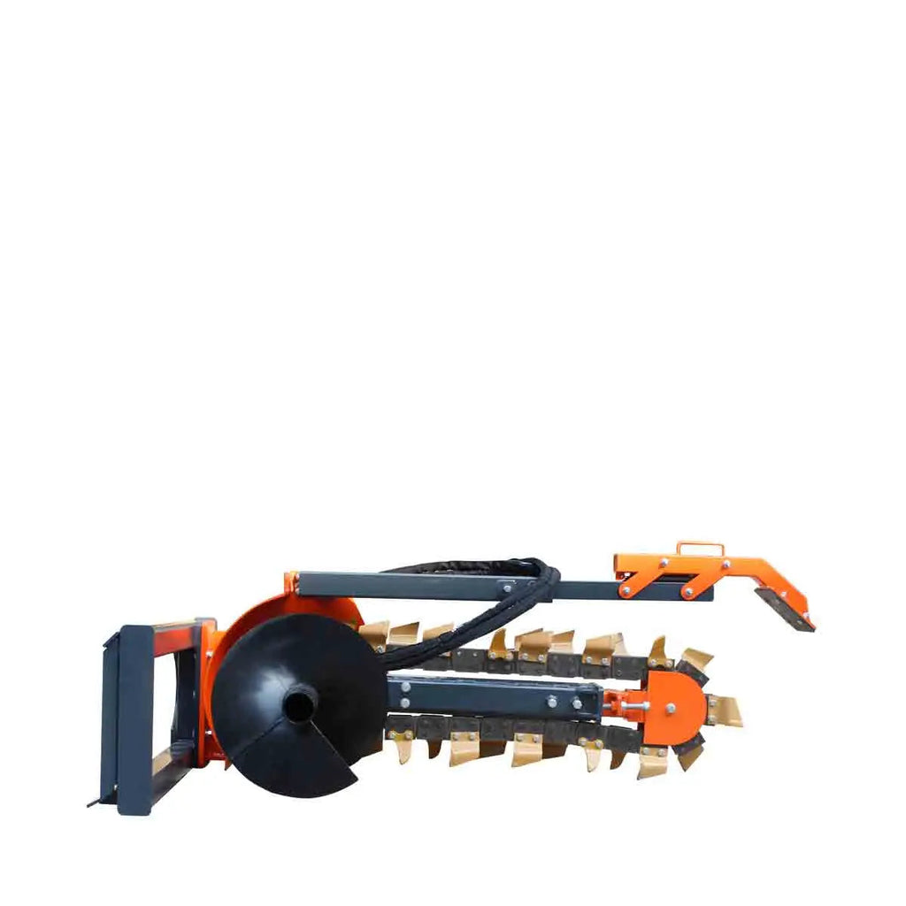 TMG Industrial TMG-SDT36 Skid Steer Trencher 15 cm Width Earth Tungsten Teeth