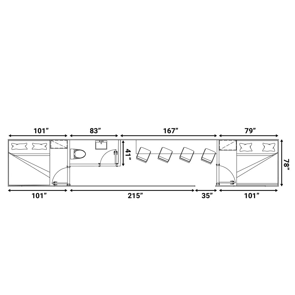 TMG Industrial TMG-SCO40 12.2 m Custom Built Steel Container Office Insulated PVC Flooring