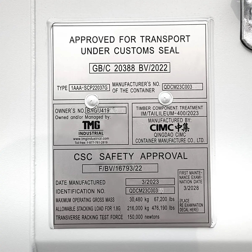 TMG Industrial TMG-SC45S 40 ft High Cube Shipping Container 2 Side Doors
