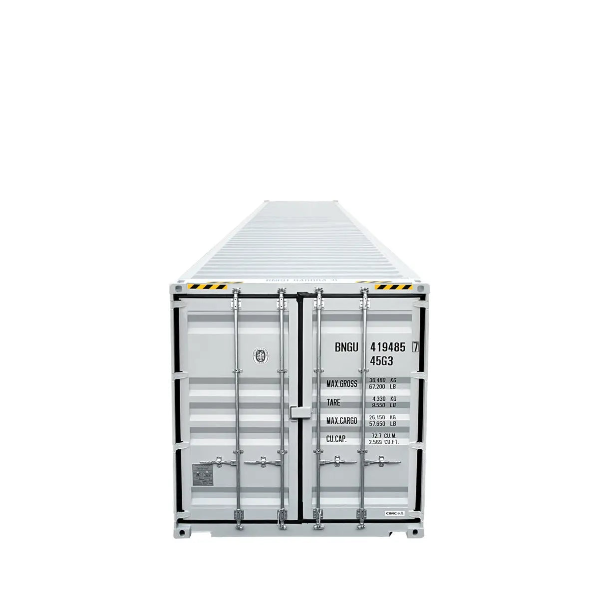 TMG Industrial TMG-SC45S 40 ft High Cube Shipping Container 2 Side Doors