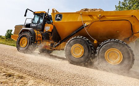 John Deere 460 P-Tier Articulated Dump Truck 498 hp 92,197 lb Payload