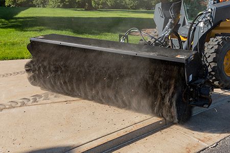 John Deere Angle Brooms Compact Equipment Attachment