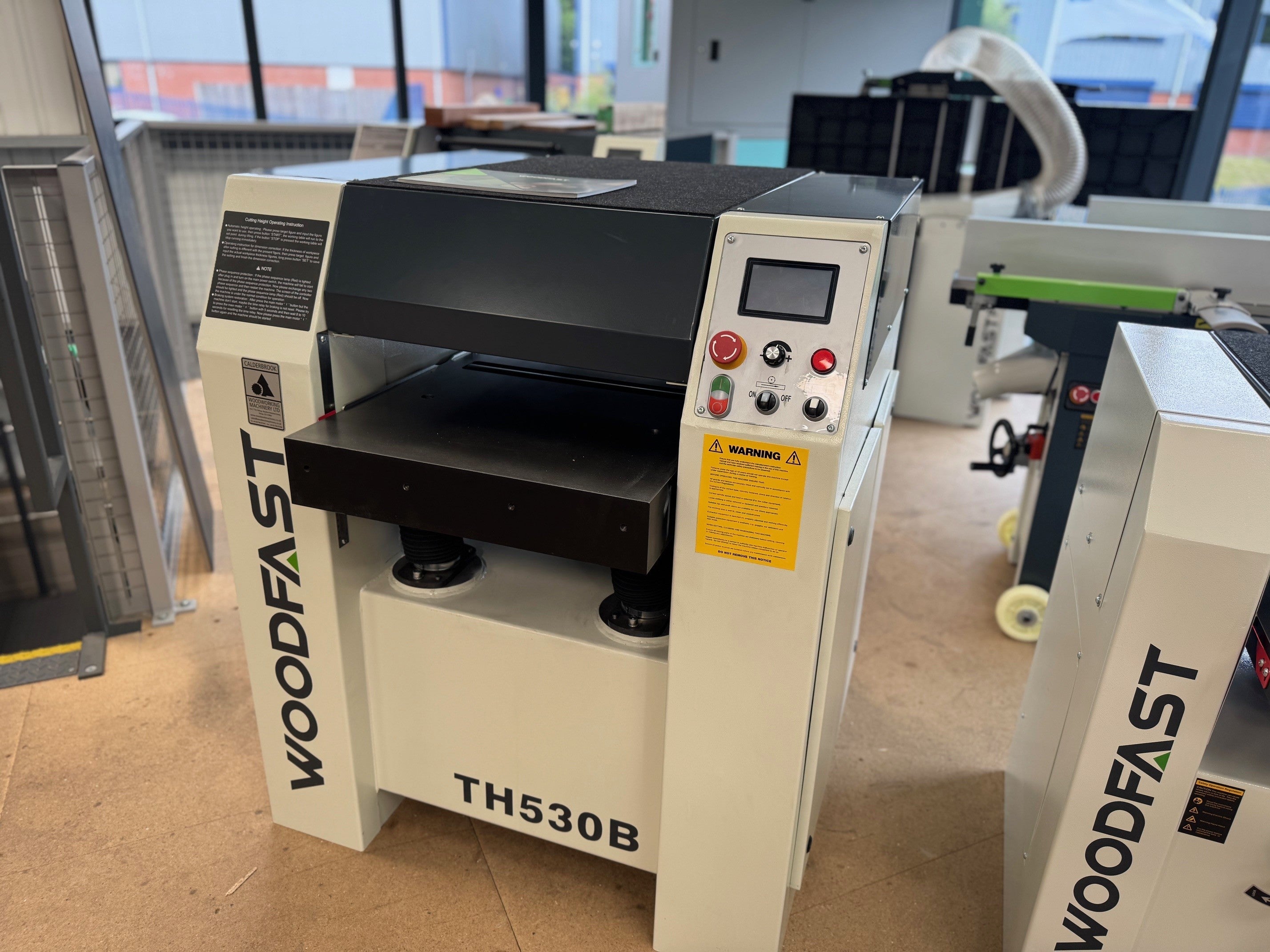 Woodfast TH530A 530mm Spiral Head Thicknesser