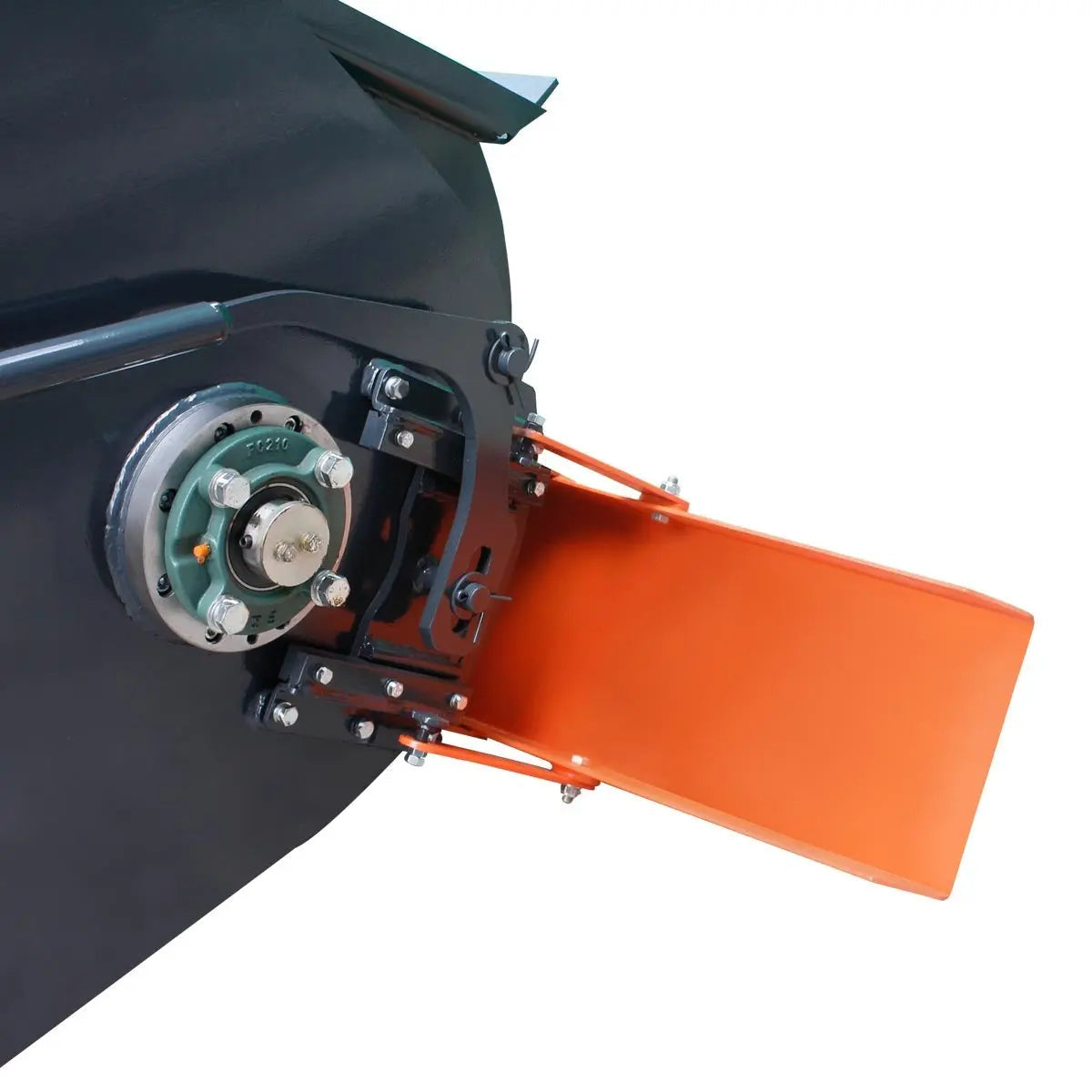 TMG Industrial TMG-SCM61 152 cm Skid Steer Concrete Mixer Attachment 453 L Capacity Side Chute
