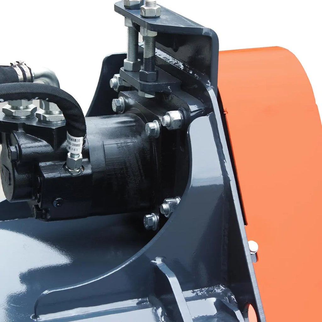 TMG Industrial TMG-SCM61 152 cm Skid Steer Concrete Mixer Attachment 453 L Capacity Side Chute