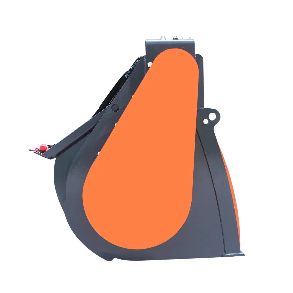TMG Industrial TMG-SCM61 152 cm Skid Steer Concrete Mixer Attachment 453 L Capacity Side Chute