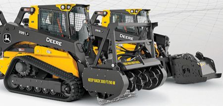 John Deere 333 P-Tier Compact Track Loader 108 hp 12,183 lb Operating Weight