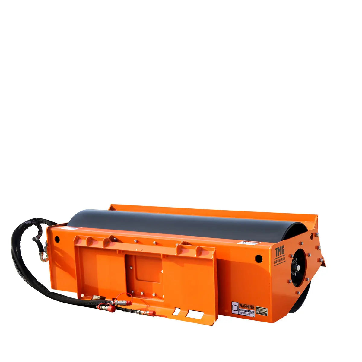 TMG Industrial TMG-SVR72 183 cm Skid Steer Vibratory Roller 61 cm Smooth Drum