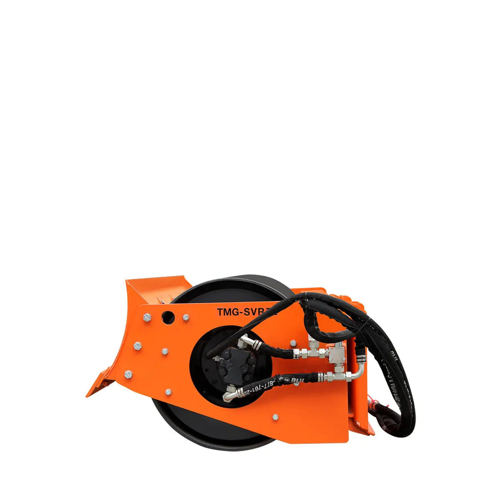 TMG Industrial TMG-SVR72 183 cm Skid Steer Vibratory Roller 61 cm Smooth Drum