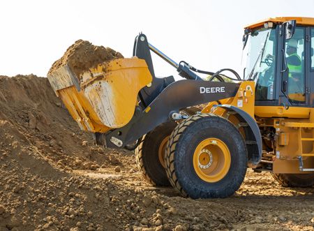 John Deere 644 X-Tier Mid-Size Wheel Loader 231 hp 41,571 lb Operating Weight