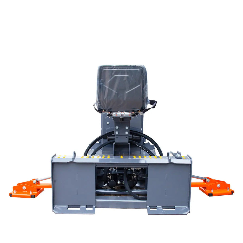 TMG Industrial TMG-SBH55 2.4 m Skid Steer Swing Backhoe Attachment 30-60 HP 30.5 cm Bucket