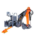 TMG Industrial TMG-SBH55 2.4 m Skid Steer Swing Backhoe Attachment 30-60 HP 30.5 cm Bucket