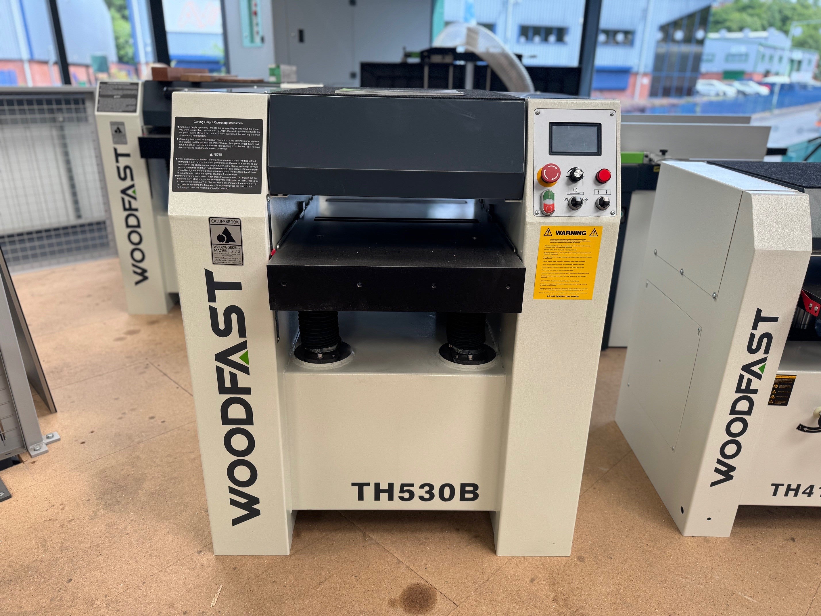 Woodfast TH530A 530mm Spiral Head Thicknesser
