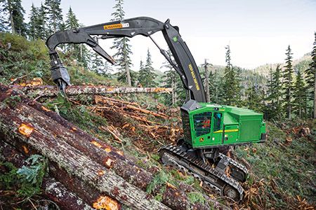 John Deere 959ML Shovel Logger 330 hp 86,790 lb Operating Weight