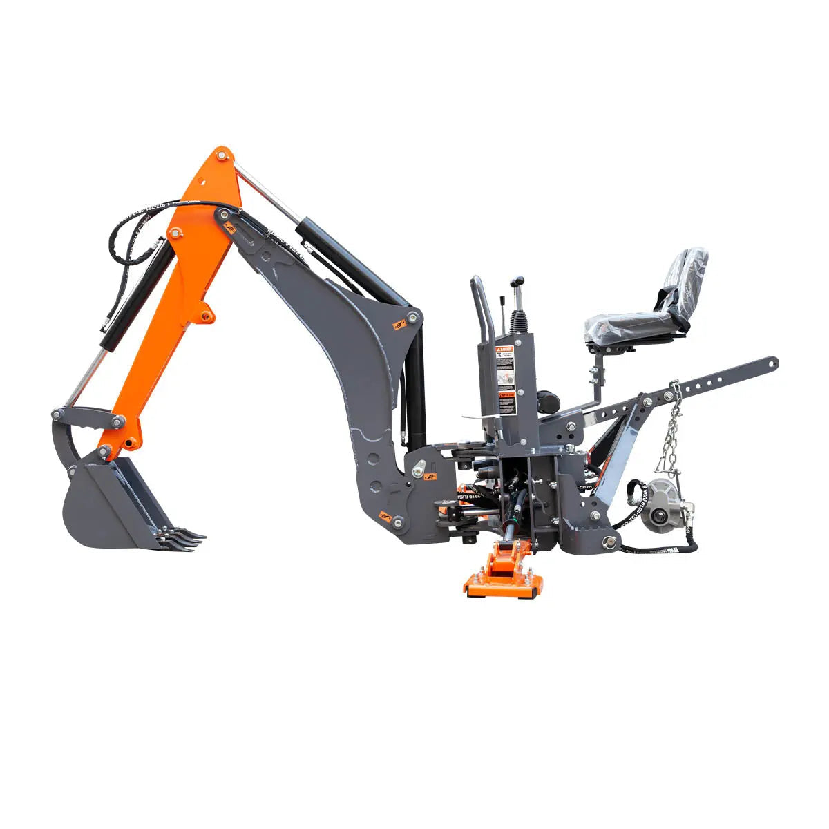 TMG Industrial TMG-TBH90 2.7 m Tractor Swing Backhoe Attachment 180° Boom 38 cm Bucket