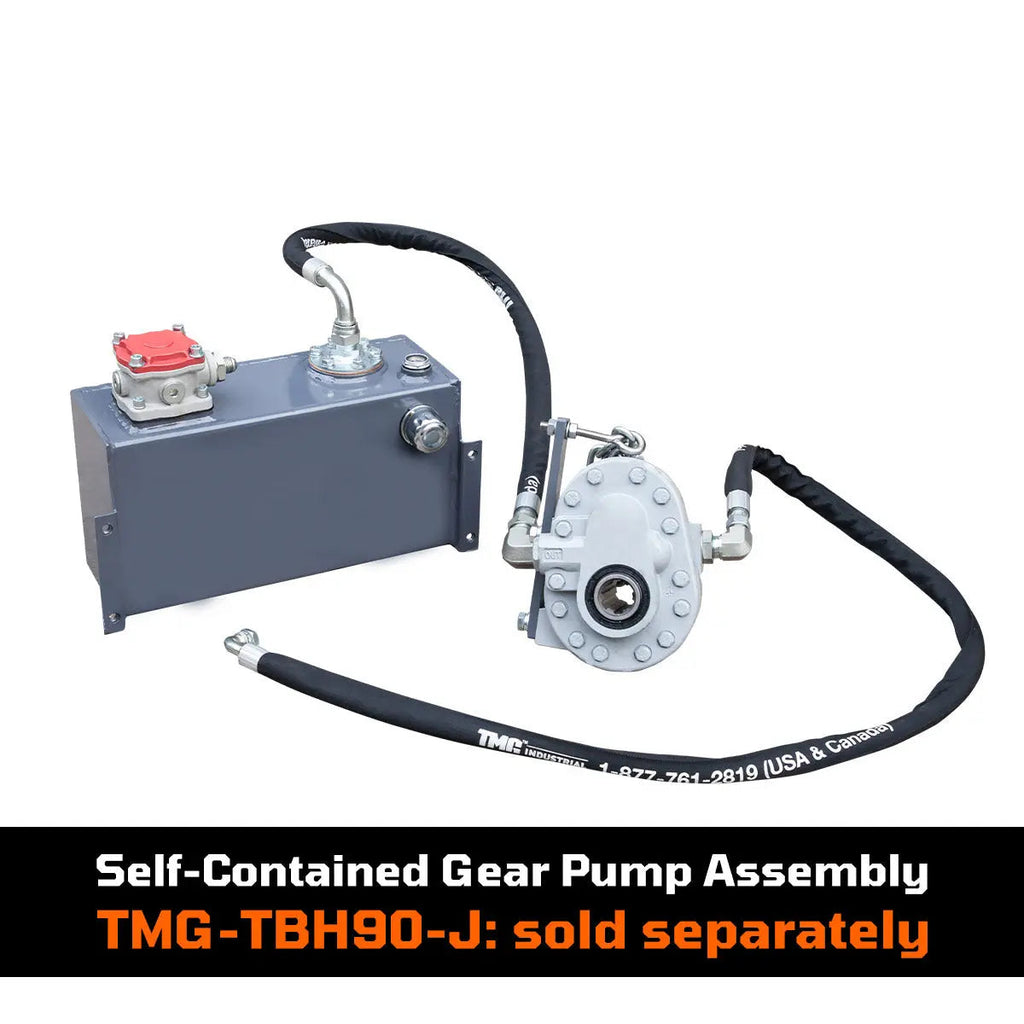 TMG Industrial TMG-TBH90 2.7 m Tractor Swing Backhoe Attachment 180° Boom 38 cm Bucket