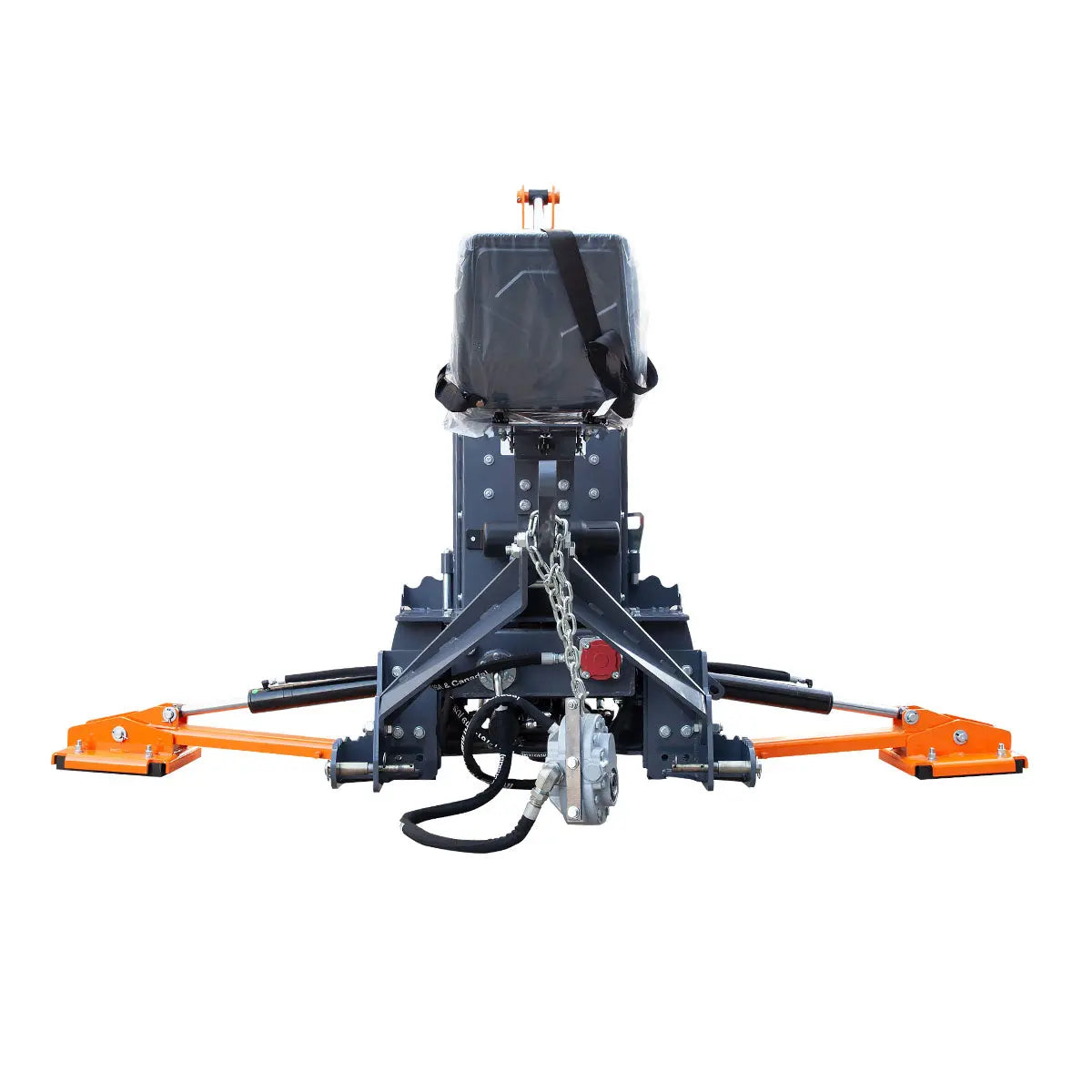 TMG Industrial TMG-TBH90 2.7 m Tractor Swing Backhoe Attachment 180° Boom 38 cm Bucket