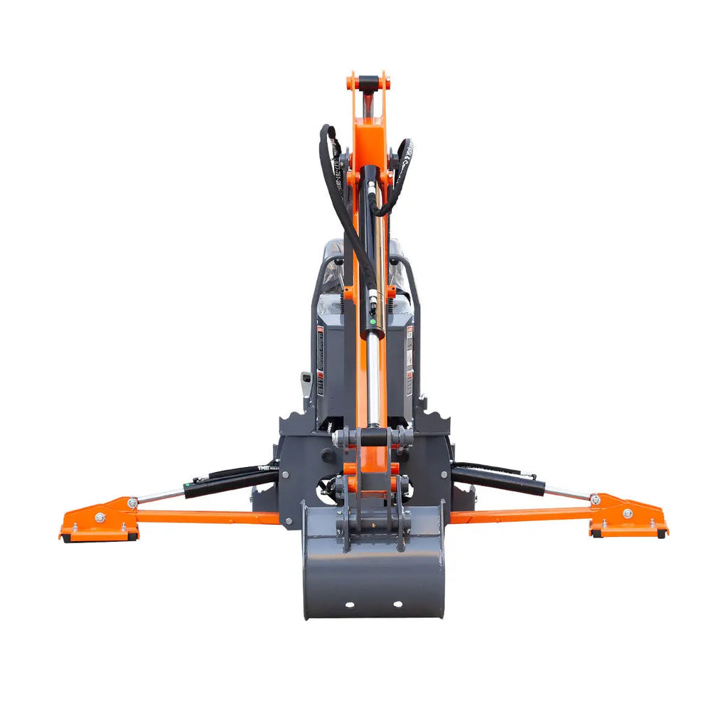 TMG Industrial TMG-TBH90 2.7 m Tractor Swing Backhoe Attachment 180° Boom 38 cm Bucket