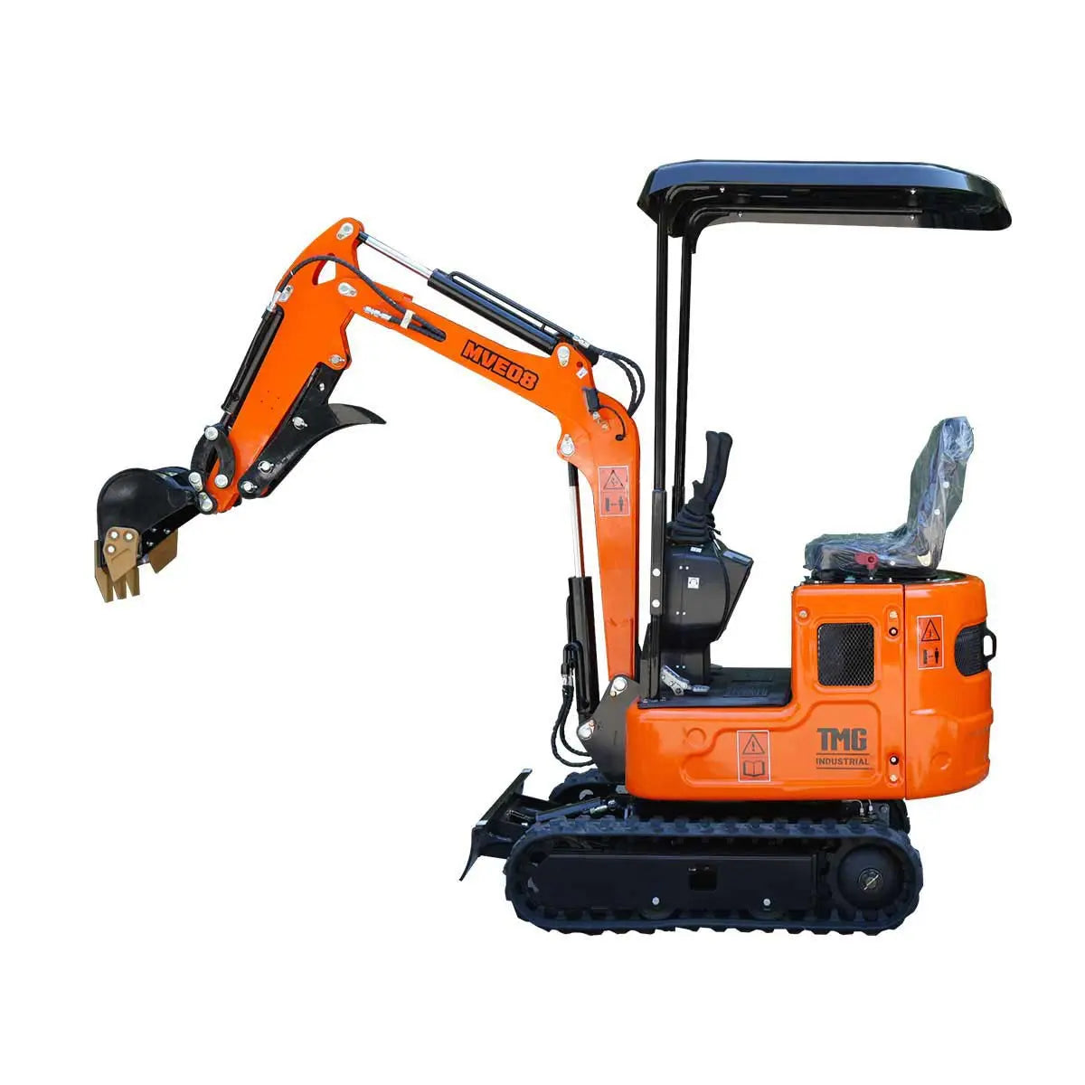 TMG Industrial TMG-MVE08 13.5 HP Compact Mini Excavator 156 cm Digging Depth