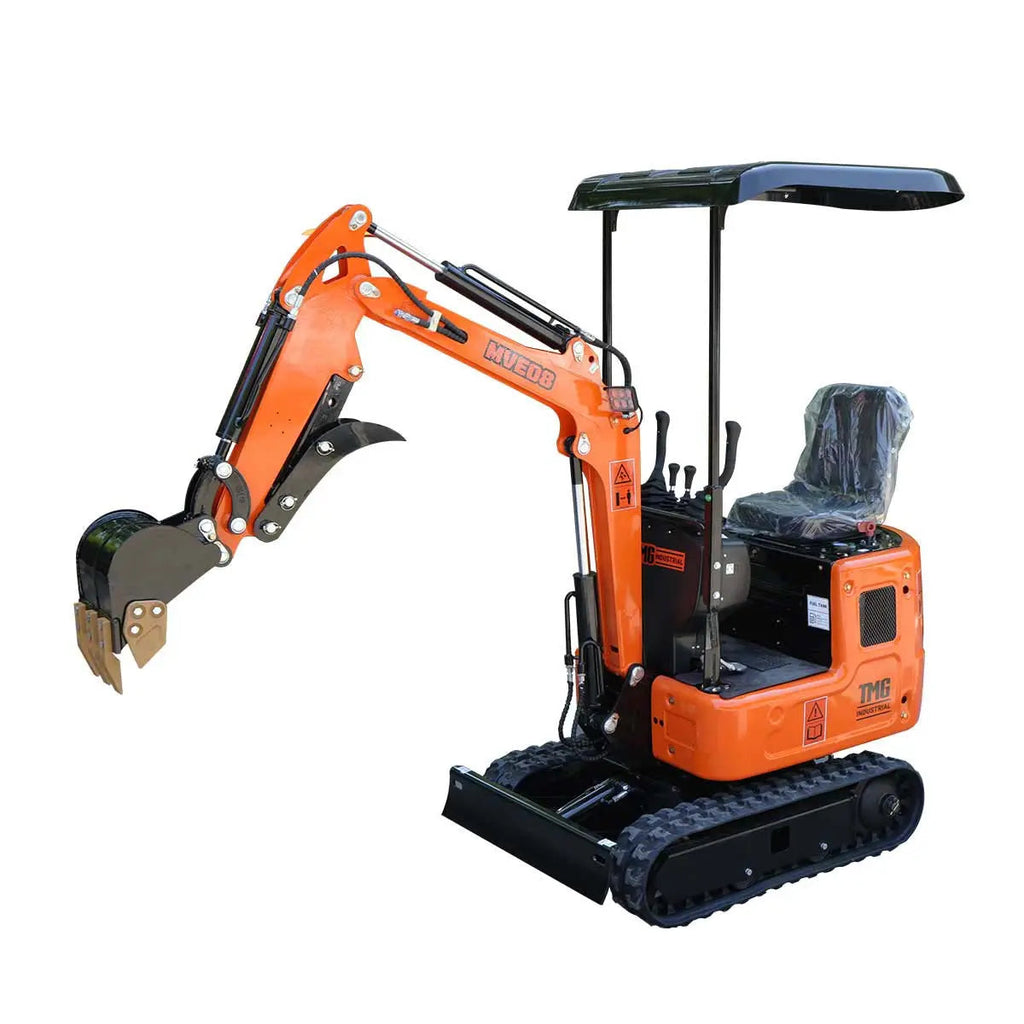 TMG Industrial TMG-MVE08 13.5 HP Compact Mini Excavator 156 cm Digging Depth
