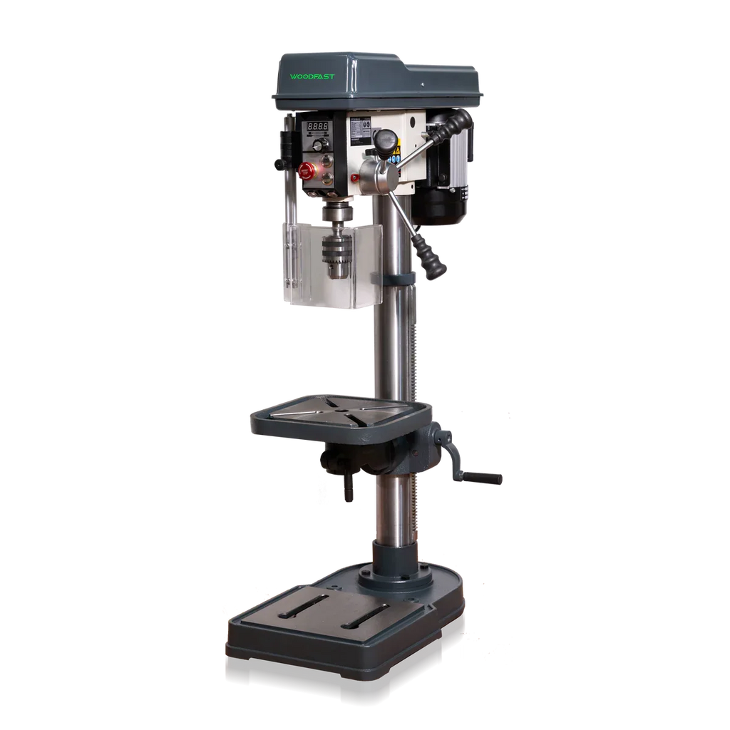 Woodfast DP43016F-VS 430mm Floor Drill Press Electronic Variable Speed 16mm Key Chuck 240V