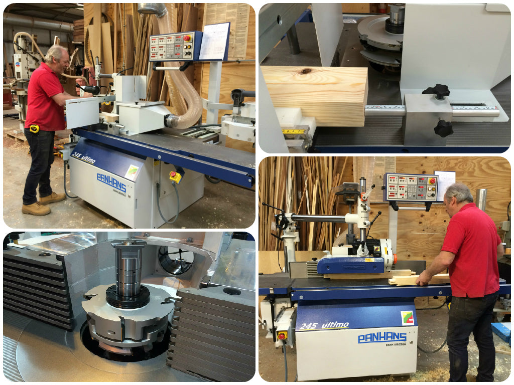 Panhans 245 Window Production Spindle Moulder Leitz Tooling System